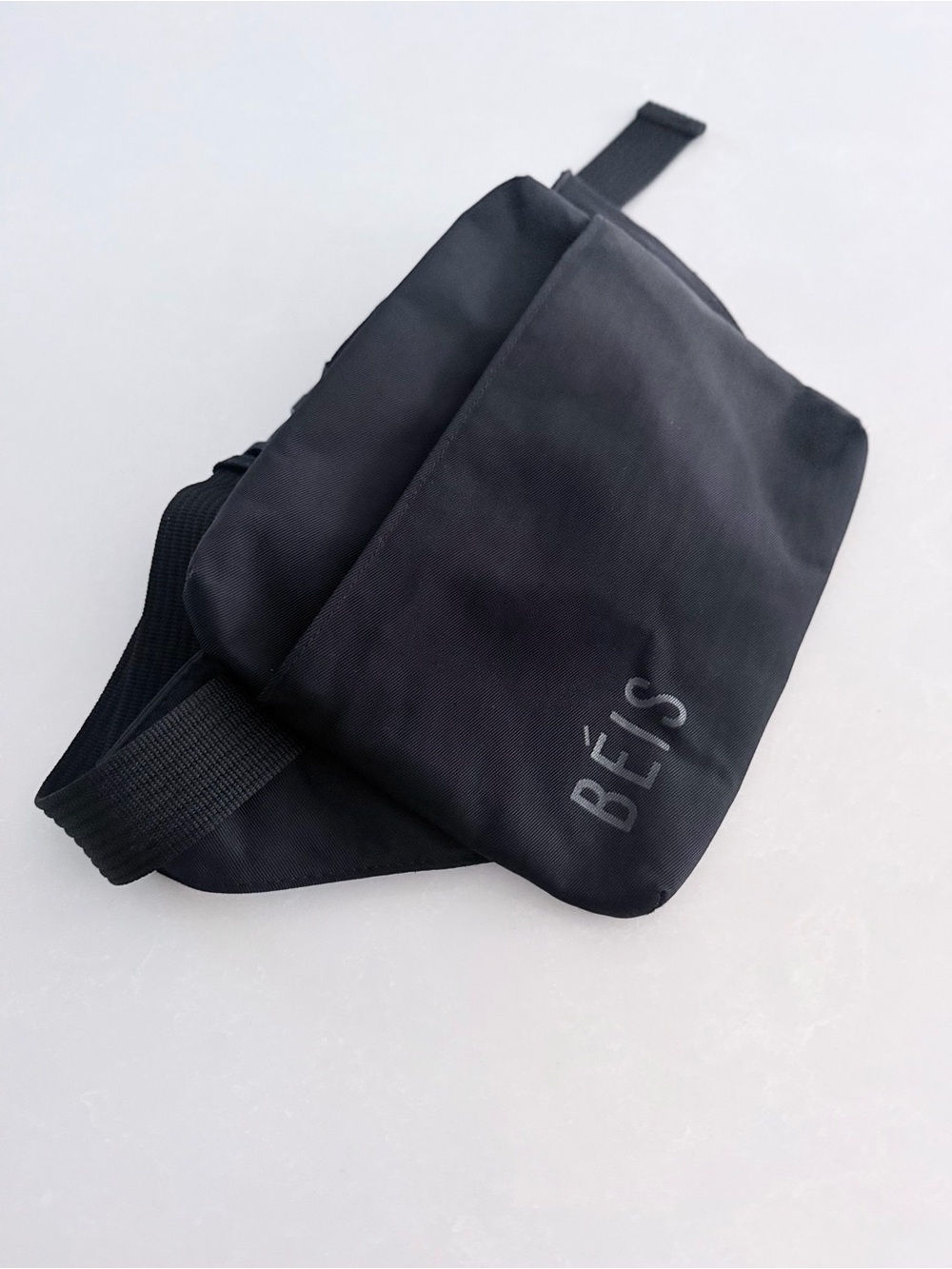 BÉIS Black Belt Bag/Crossbody Sling (From Diaper Backpack Series)